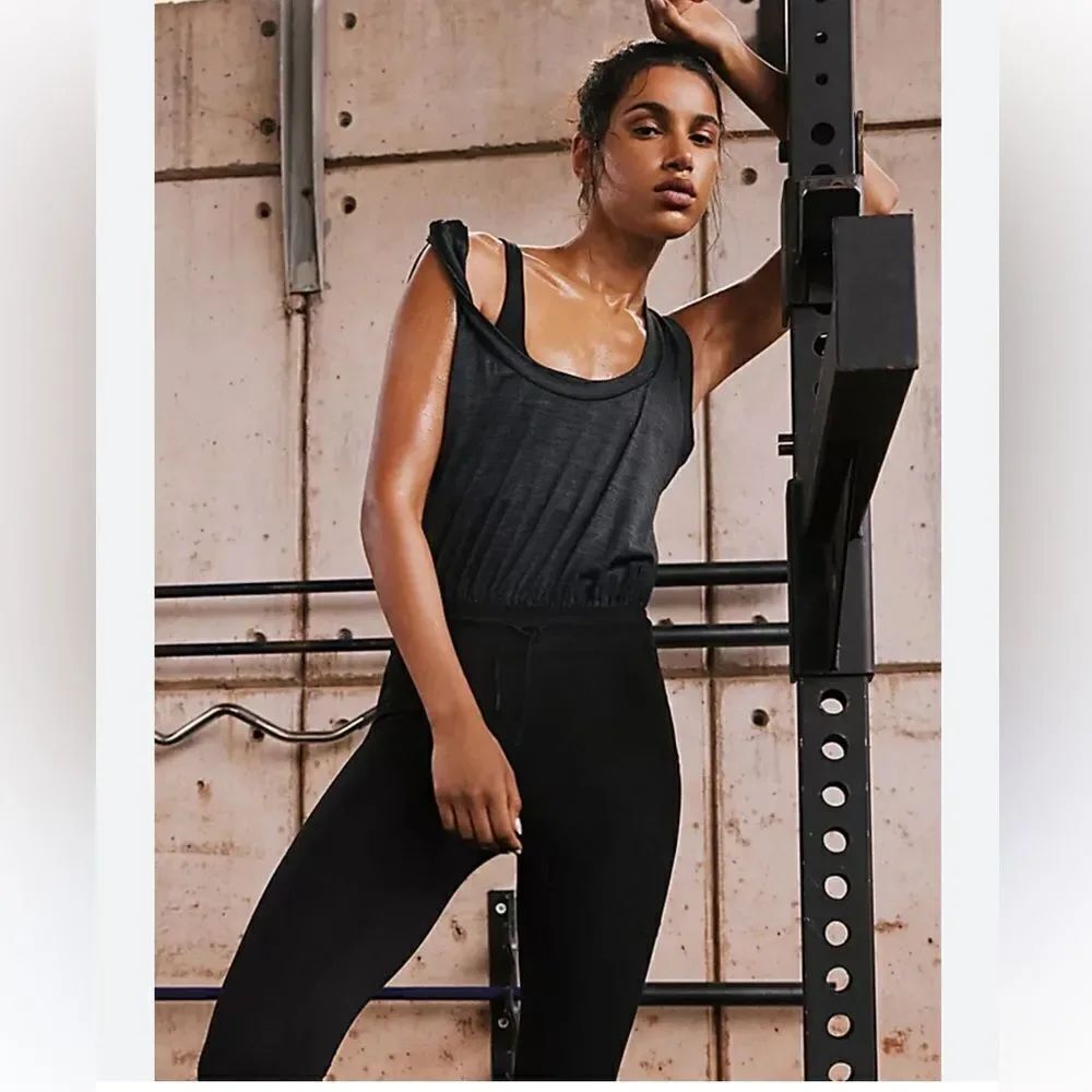 Free People Movement Off to the Races Jumpsuit NWT